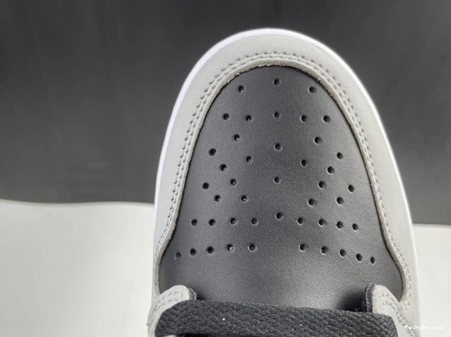 Air 1 High Jordan White Grey Black Smoke Retro Light 555088-035 0812